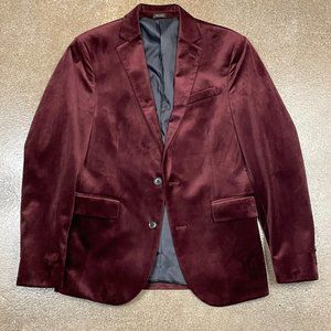 Merlot Velvet Blazer - Worn Once